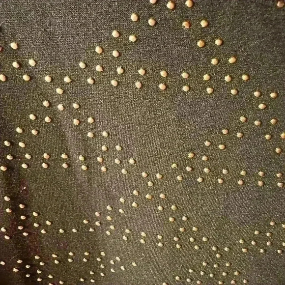 Lularoe 2X black Gigi top with gold raised dots From the elegant collection. - Picture 4 of 8
